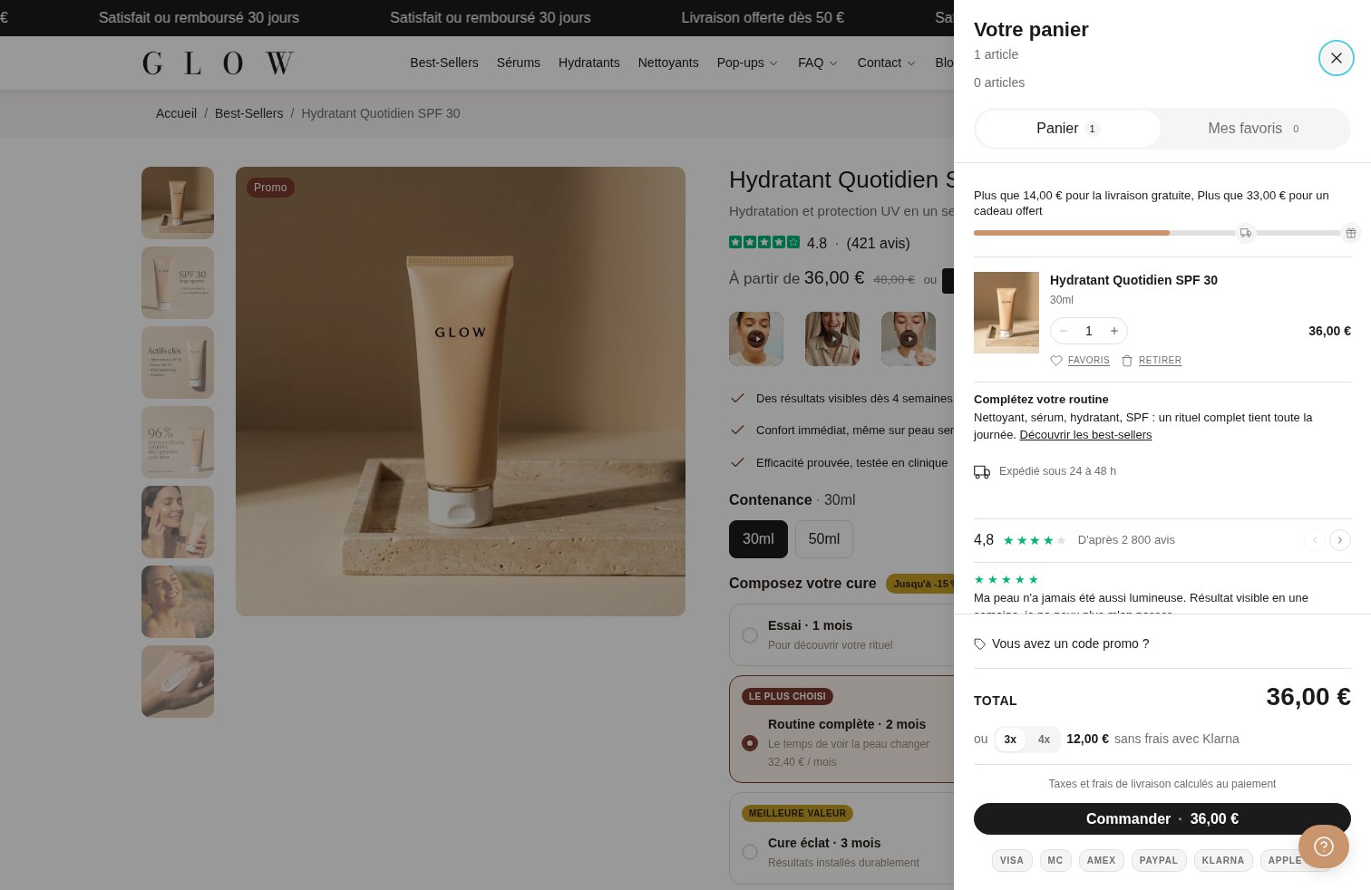 Aperçu ordinateur de Personnalisation par zones sur Maison GLOW