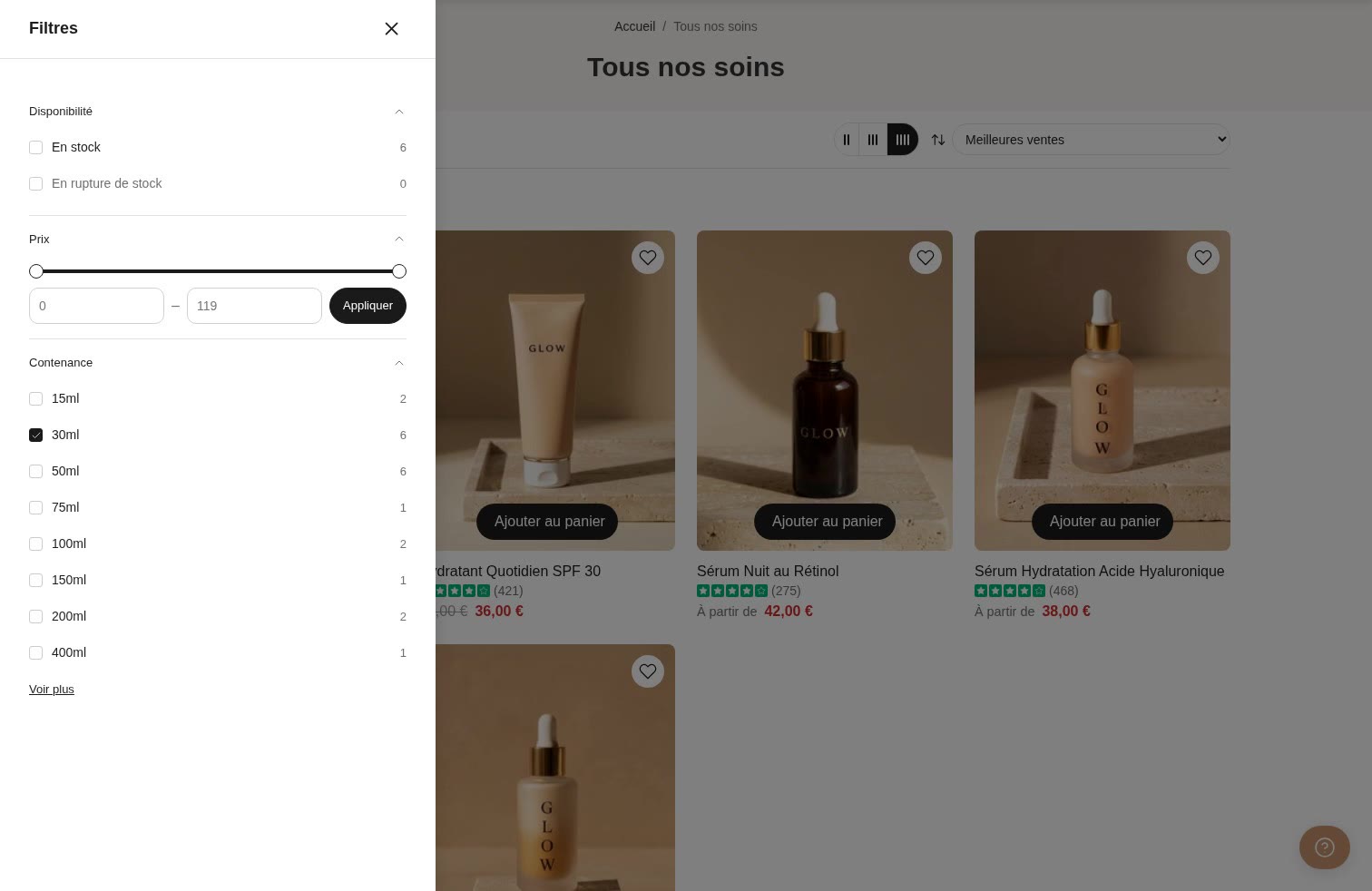Aperçu ordinateur de Système de filtrage (compatible S&D) sur Maison GLOW