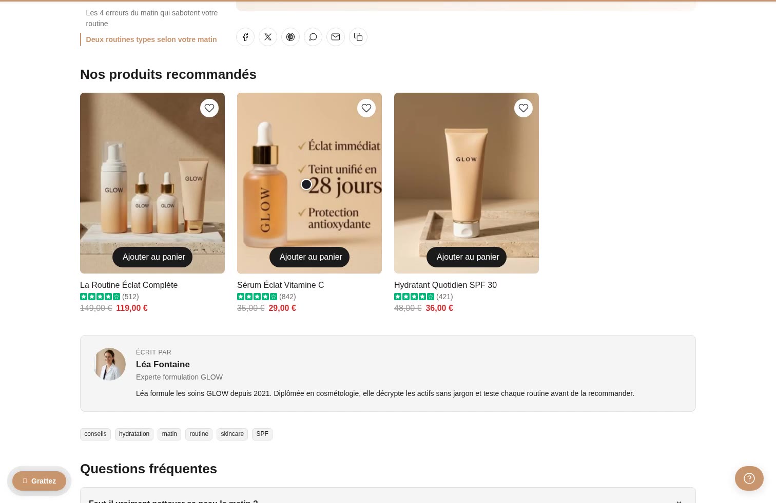 Aperçu ordinateur de Produits de l'article (Shop this) sur Maison GLOW